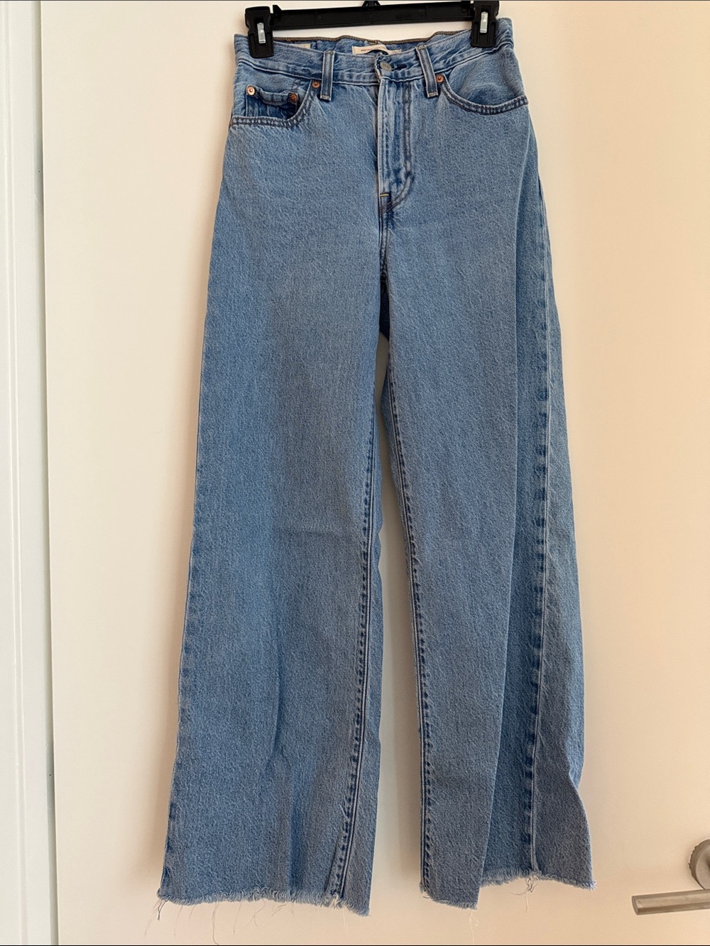 Levi's Light Blue Wide Leg High-Rise Jeans